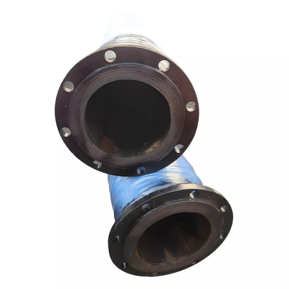 Trastomhas Mór Hose Rubair Flanged Solúbtha